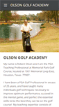 Mobile Screenshot of olsongolfacademy.com